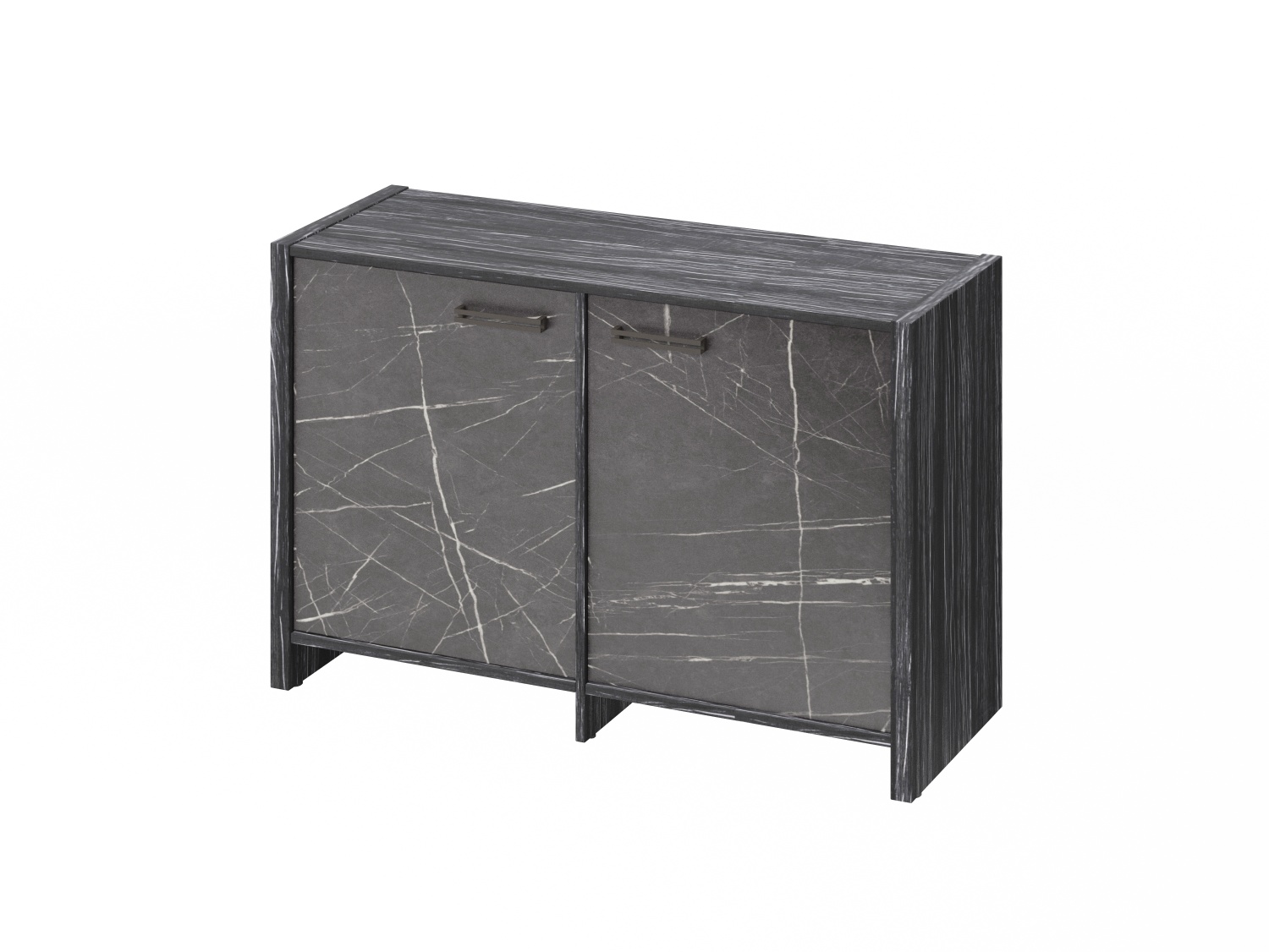 Тумба с 2 дверьми (фурнитура ЧЕРНАЯ) Festus FB-12-02.G