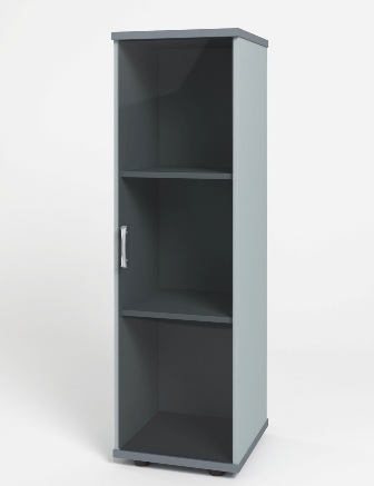 Средний узкий закрытый со стеклом Монолит КМ17 (КМ22)