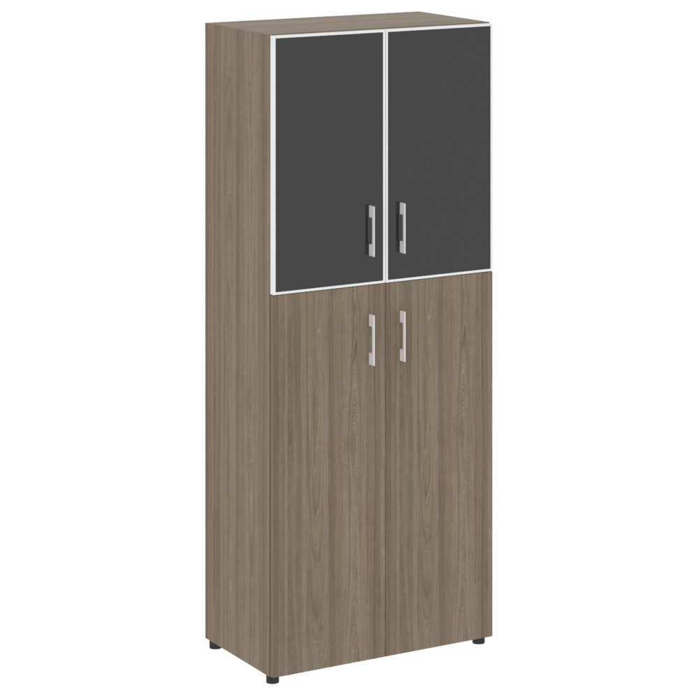 Высокий широкий стекло лакобель черное в раме LT.ST-1.7 R black