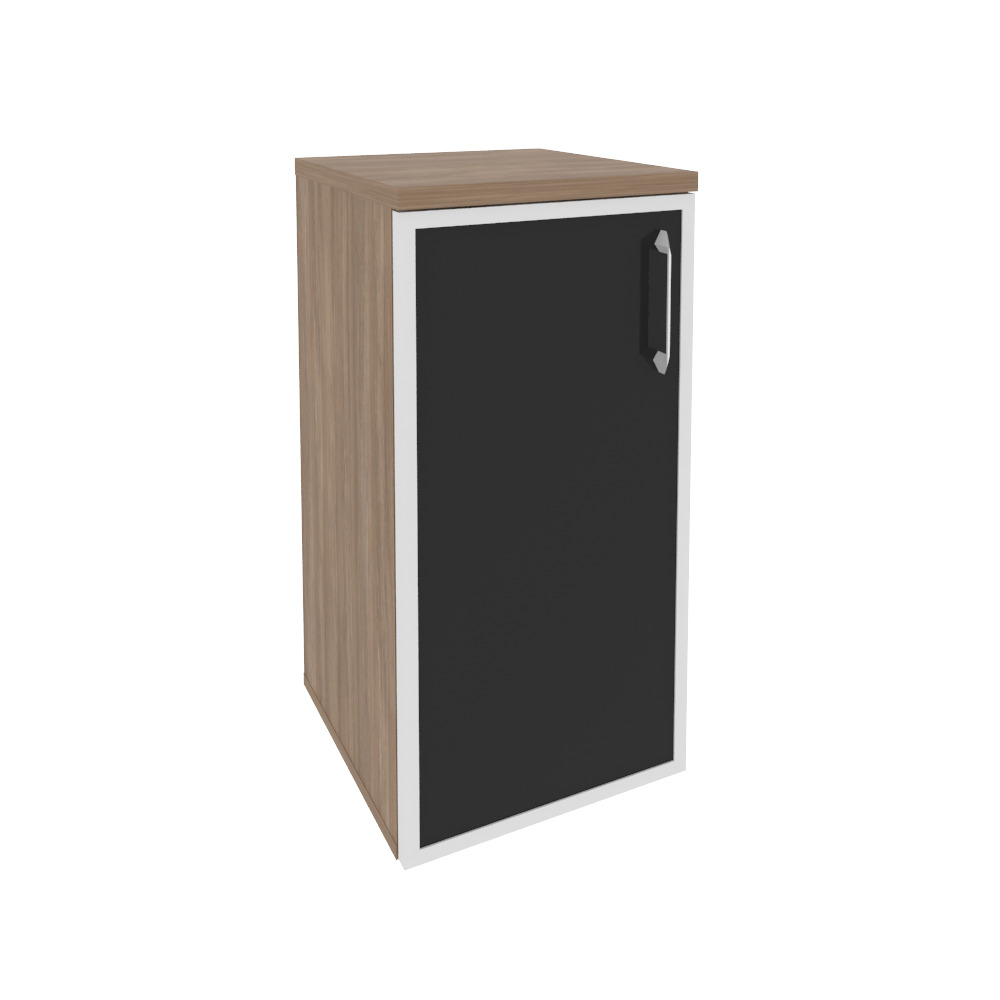 Низкий узкий стекло лакобель черное в раме л/пр O.SU-3.2R (L/R) black