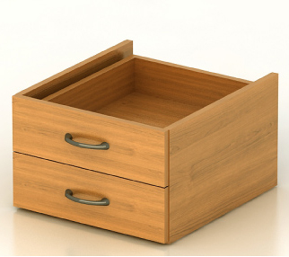 "Фея" Тумба подвесная ТФ09.5 (400*471*300), цвет-миланский орех