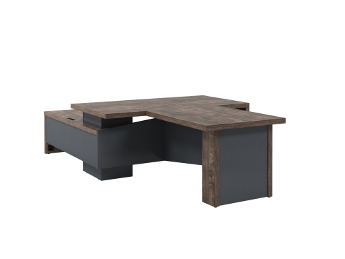 Torston Стол с тумбой + брифинг T-818 л/пр (возможна установка блока розеток)