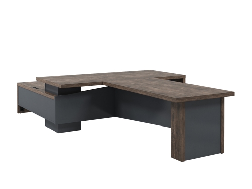 Torston Стол с тумбой + брифинг T-922 л/пр (возможна установка блока розеток)