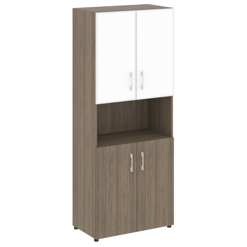 Высокий широкий стекло лакобель белое в раме LT.ST-1.4 R white