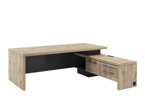 Torston Стол с тумбой T-22 л/пр (возможна установка блока розеток)