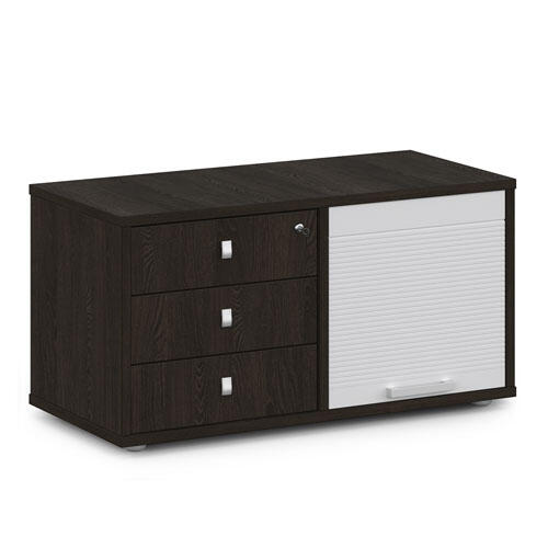 Тумба приставная "Греденция" с жалюзи Васанта V-212