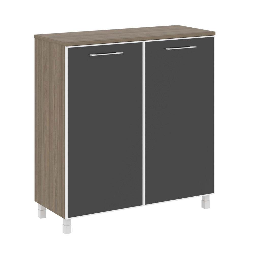 Четырехсекционный стекло лакобель черное в раме LT.SD-1.4R black