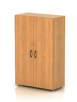 "Фея" Шкаф низкий КФ19.5 (740*390*1206), цвет-миланский орех