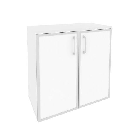 Низкий широкий стекло лакобель белое в раме ОНИКС ДИРЕКТ O.ST-3.2R white
