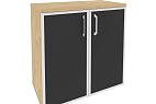 Низкий широкий стекло лакобель черное в раме ОНИКС ДИРЕКТ O.ST-3.2R black