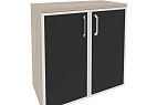 Низкий широкий стекло лакобель черное в раме ОНИКС ДИРЕКТ O.ST-3.2R black