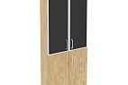 Высокий широкий стекло лакобель черное в раме ОНИКС ДИРЕКТ O.ST-1.2R black
