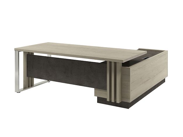 Vestar Стол руководителя с опорной тумбой Z-420 л/пр (возможна установка блока розеток)