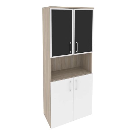 Высокий широкий стекло лакобель черное в раме ОНИКС ДИРЕКТ O.ST-1.4R black