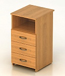 "Фея" Тумба приставная ТФ10.5 (404х452х750), цвет-миланский орех