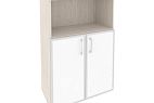 Средний широкий стекло лакобель белое в раме ОНИКС ДИРЕКТ O.ST-2.2R white