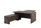 Torston Стол с тумбой + брифинг T-818 л/пр (возможна установка блока розеток)