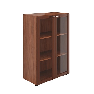 Шкаф широкий средний со стеклом МЛ-2.3+8.3