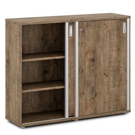 Шкаф-купе средний с замком и 6 полками Васанта V-75