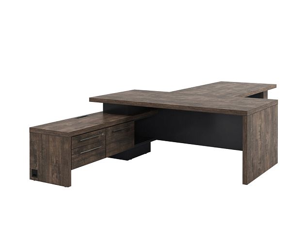 Torston Стол с тумбой + брифинг T-920 л/пр (возможна установка блока розеток)