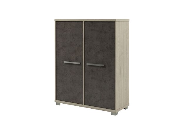 Двухсекционный (гардероб+стеллаж с полками) Z-32-01