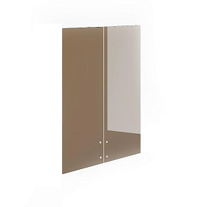 Двери тонированные стеклянные средние 2 шт. ЕС-51.0