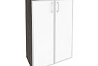 Средний широкий стекло лакобель белое в раме ОНИКС ДИРЕКТ O.ST-2.4R white