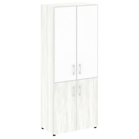 Высокий широкий стекло лакобель белое в раме ЯЛТА LT.ST-1.2 R white