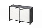 Тумба с 2 дверьми (фурнитура ЧЕРНАЯ) Festus FB-12-02.G