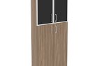 Высокий широкий стекло лакобель черное в раме O.ST-1.7R black