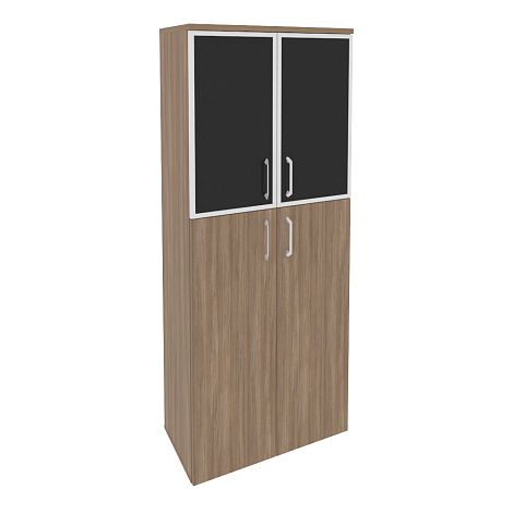 Высокий широкий стекло лакобель черное в раме O.ST-1.7R black