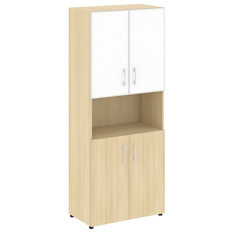 Высокий широкий стекло лакобель белое в раме ЯЛТА LT.ST-1.4 R white