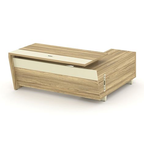Corner Стол руководителя с опорной тумбой л/пр COR.SRT-18(L/R)