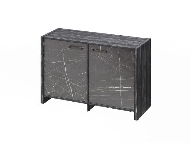 Тумба с 2 дверьми (фурнитура ЧЕРНАЯ) Festus FB-12-02.G