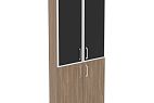 Высокий широкий стекло лакобель черное в раме O.ST-1.2R black