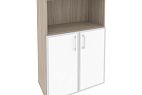 Средний широкий стекло лакобель белое в раме ОНИКС ДИРЕКТ O.ST-2.2R white