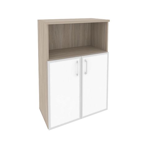 Средний широкий стекло лакобель белое в раме ОНИКС ДИРЕКТ O.ST-2.2R white