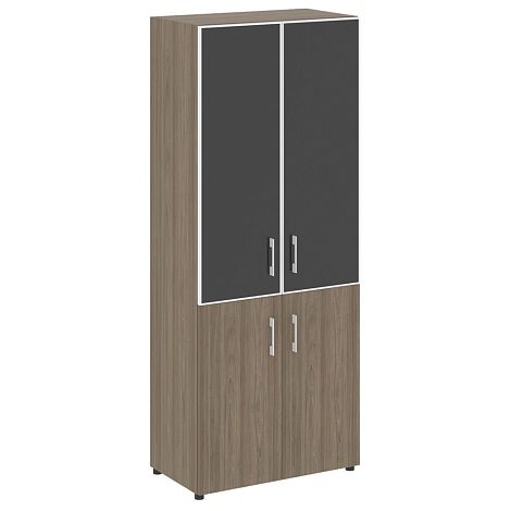 Высокий широкий стекло лакобель черное в раме LT.ST-1.2 R black