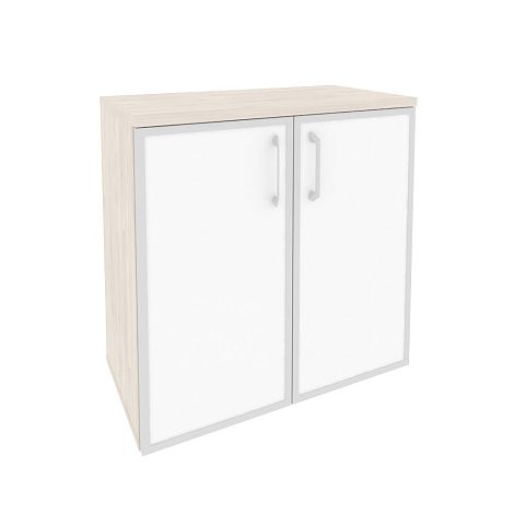 Низкий широкий стекло лакобель белое в раме ОНИКС ДИРЕКТ O.ST-3.2R white