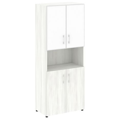 Высокий широкий стекло лакобель белое в раме ЯЛТА LT.ST-1.4 R white