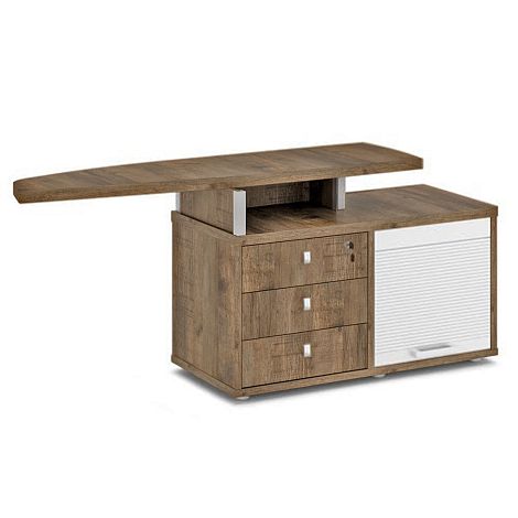 Тумба приставная с жалюзи Васанта V-412 л/п