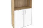 Средний широкий стекло лакобель белое в раме ОНИКС ДИРЕКТ O.ST-2.2R white