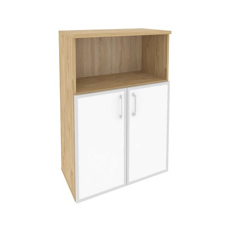 Средний широкий стекло лакобель белое в раме ОНИКС ДИРЕКТ O.ST-2.2R white