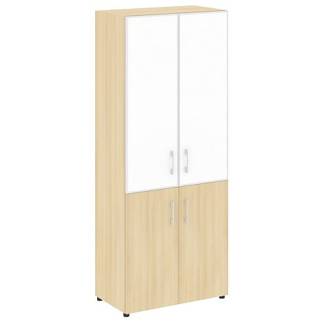 Высокий широкий стекло лакобель белое в раме ЯЛТА LT.ST-1.2 R white