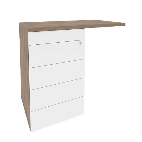 Тумба приставная л/пр (TIP-ON) Onix Direct O.TPU-4 TIP