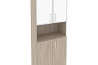 Высокий широкий стекло лакобель белое в раме ОНИКС ДИРЕКТ O.ST-1.4R white