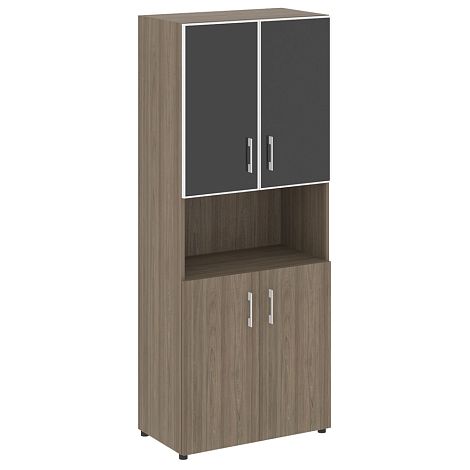 Высокий широкий стекло лакобель черное в раме LT.ST-1.4 R black