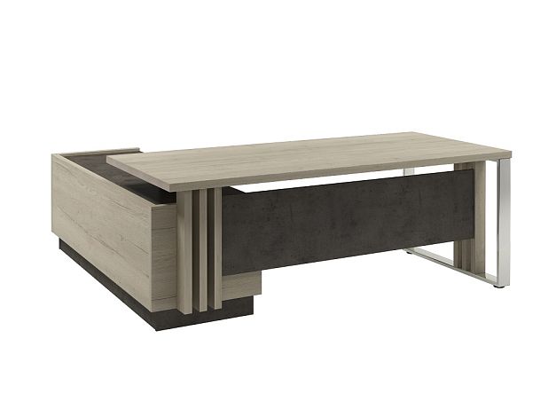 Vestar Стол руководителя с опорной тумбой Z-420 л/пр (возможна установка блока розеток)