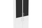 Высокий широкий стекло лакобель черное в раме ОНИКС ДИРЕКТ O.ST-1.2R black