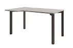 Solution Стол эргономичный на металлокаркасе D-51 л/п